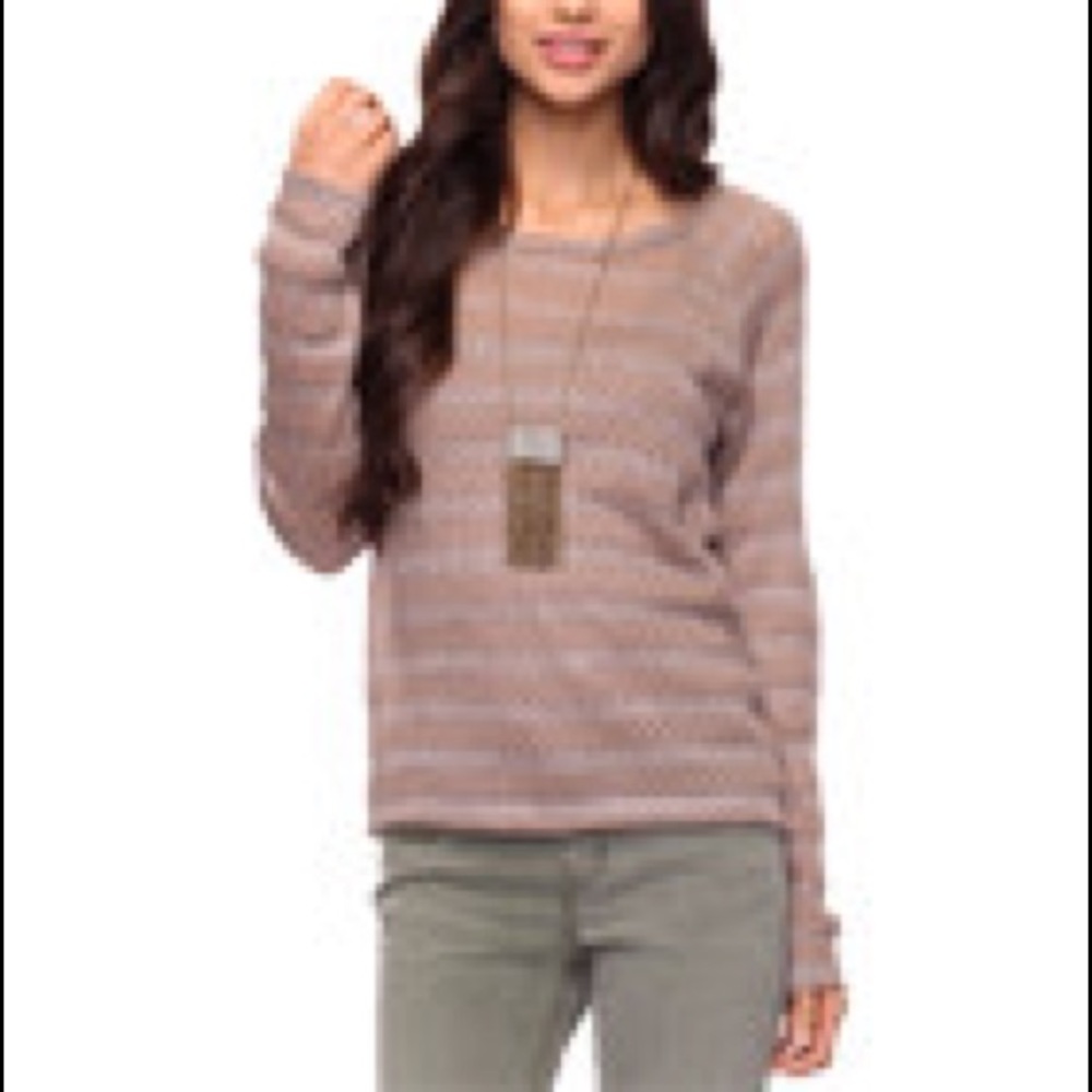 Forever 21 LongSleeve Metallic Stripes